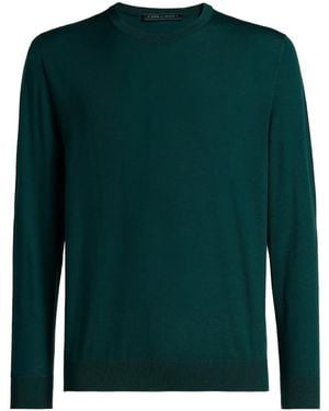 Kiton Pullover Mit Rundem Ausschnitt - Grün