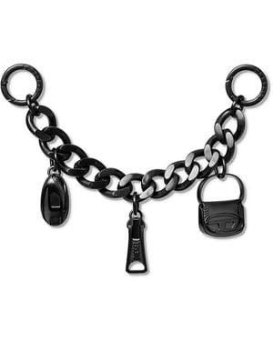 DIESEL X Casetify ロゴチャーム スマホチェーン - ブラック