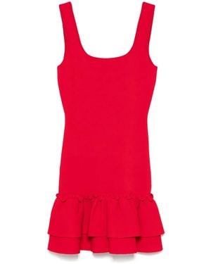 Sandro Minikleid mit Rüschen - Rot