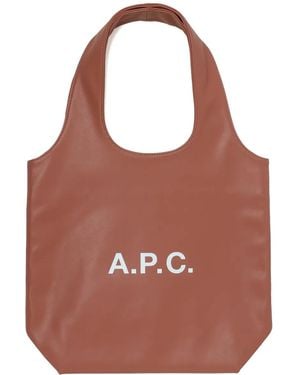 A.P.C. Small Ninon Tote Bag - Pink