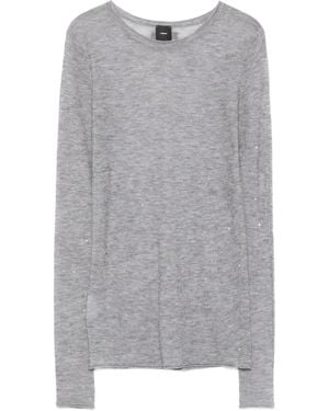 Pinko Long-Sleeve T-Shirt - Gray