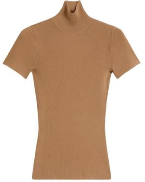 Max Mara タートルネック トップ - ブラウン