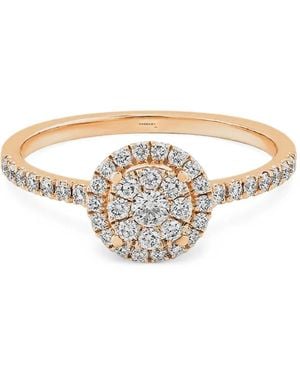 ROSEKEY Épure Halo Ring Mit Diamant - Weiß