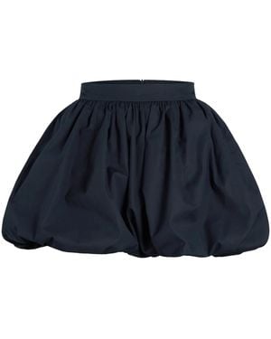 Patou Faille Bubble Mini Skirt - Blue