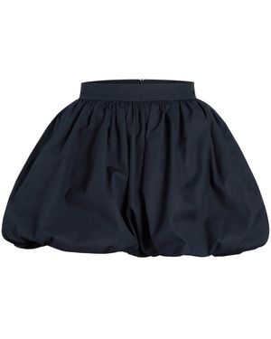 Patou Faille Bubble Mini Skirt - Blue