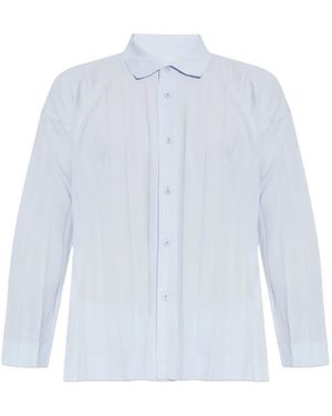 Homme Plissé Issey Miyake Pleated Shirt - White