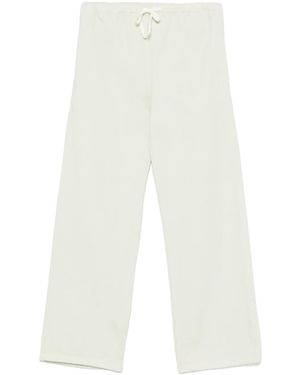 MM6 by Maison Margiela Cotton Trousers - White