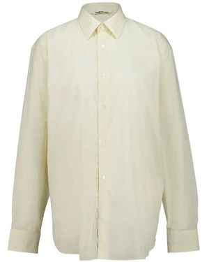 AURALEE Camisa De Algodón - Blanco