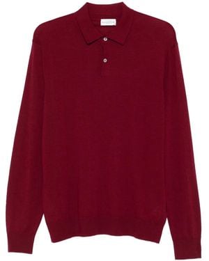 Ballantyne Wool Polo Shirt - Red