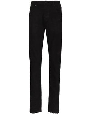 Purple Brand Low-Rise Slim-Fit Jeans - Black