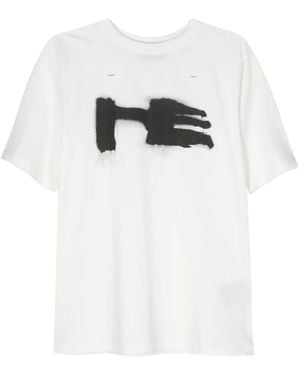 HELIOT EMIL Xylem Cotton T-Shirt - White