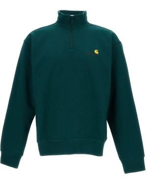 Carhartt Half-Zip Logo Sweatshirt - Green
