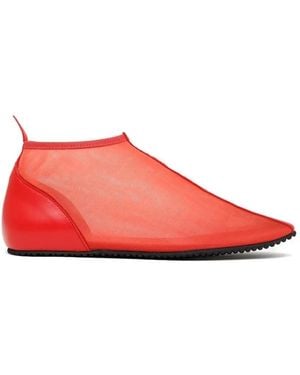 GIMAGUAS Mesh Ankle Boots - Red