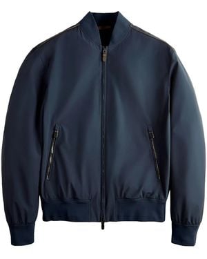 Tod's Technical Fabric Bomber Jacket - Blue
