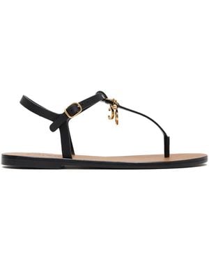 Chloé レザーバックル サンダル - ブラック