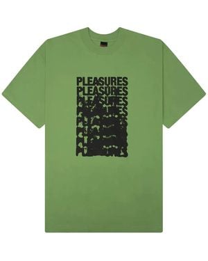 Pleasures Immolate Logo-Print T-Shirt - Green