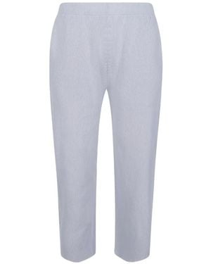 Homme Plissé Issey Miyake Pleated Tapered Trousers - Grey