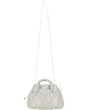 Hereu Handtasche mit geflochtenen Riemen - Weiß