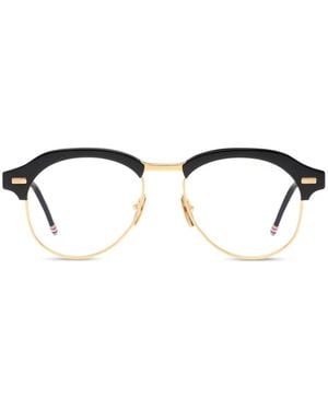 Thom Browne Sonnenbrille Mit Brauensteg - Schwarz