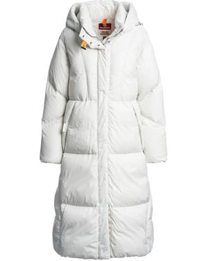 Parajumpers Hooded Padded Coat - White