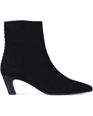 Ron White Loralie Pointed Boots - Black