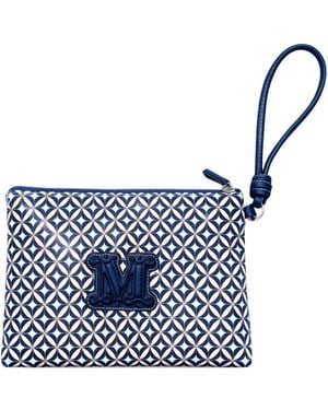 Max Mara Tazzina Clutch Bag - Blue