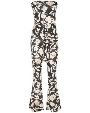 Patrizia Pepe Jumpsuit Met Bloemenprint - Wit