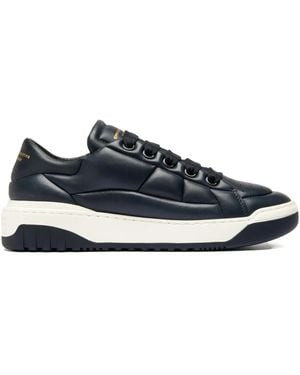 Officine Creative Leather Sneakers - ブルー