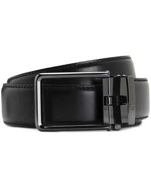 BOSS Cinturón con hebilla cuadrada - Negro