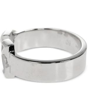 Off-White c/o Virgil Abloh Arrows Faux-Pearl Ring - White
