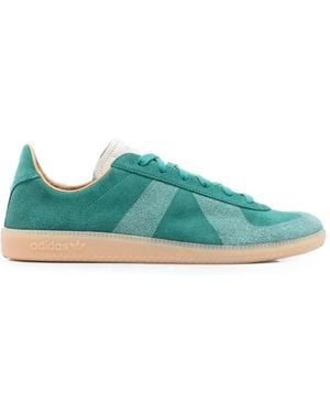 adidas Bw Army Decon Suede Panelled Sneakers - Green