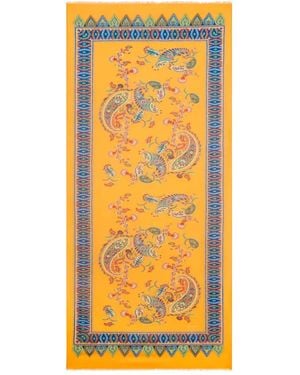 Etro Schal Mit Paisleymuster - Orange