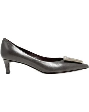 Roberto Festa Moon Tone Accessory Pumps - Gray
