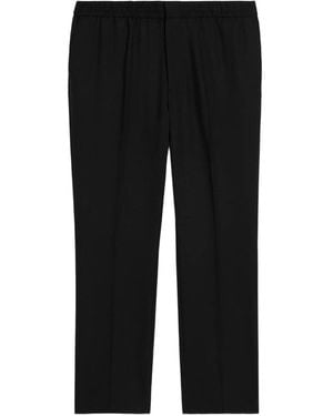 Ami Paris Elasticated Waist Trousers - Black