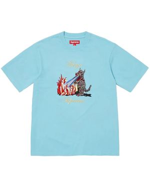 Supreme Monster Embroidered T-Shirt - Blue