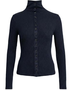 Rag & Bone Button Ribbed Knitwear - Blue