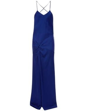 Victoria Beckham Draped Cami Maxi Dress - Blue