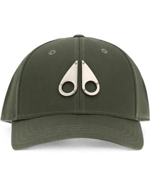 Moose Knuckles Logo-Plaque Cap - Green