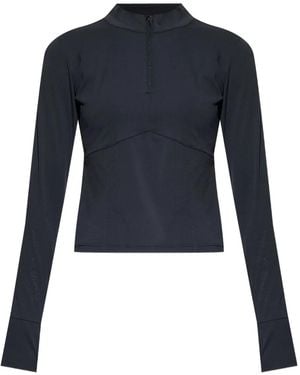 Rethinkit Studios Top Con Mezza Zip - Blu