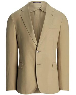 Ralph Lauren Hadley Hand-Tailored Jacket - Natural