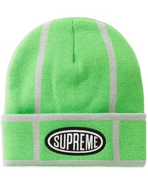 Supreme Grid Beanie - Grün