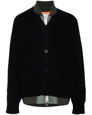 Sacai Layered Bomber Jacket - Black