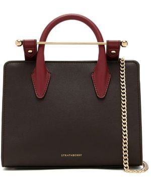 Strathberry Top-Handles Chain Tote Bag - Black