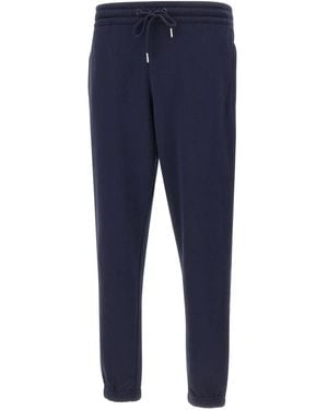 Sun 68 Drawstring Cuffed Track Pants - Blue