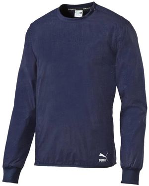 PUMA Logo-Detail T-Shirt - Blue