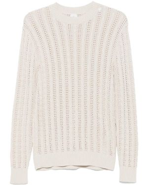 Eleventy Open-Knit Jumper - Natural