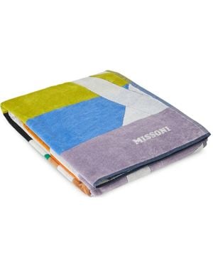 Missoni Geometrisches Acapulco Strandtuch - Blau