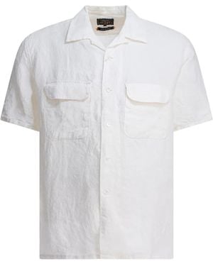 Beams Plus Linen Pocket Shirt - White