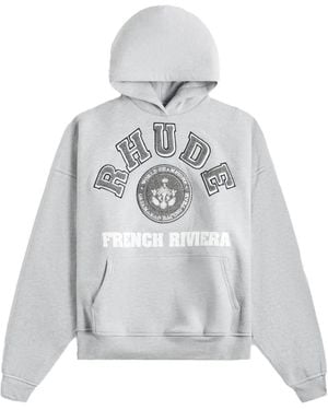 Rhude Pouch-pocket hoodie - Grau