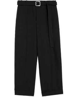 Jil Sander Wool Trousers - Black